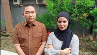 Aldila Jelita memberikan penjelasan soal mengapa dirinya menggugat cerai Indra Bekti usai syuting FYP di Trans 7, Senin (6/3/2023). Foto: Ahsan/detikHOT