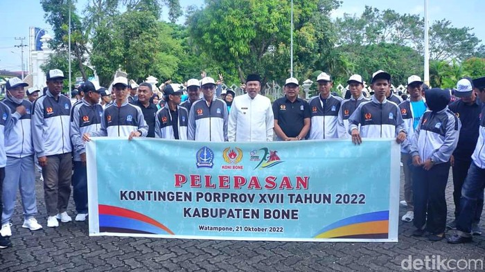 Atlet Bone yang berkompetisi pada Porpov Sulsel 2022.