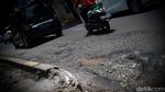 Awas! Jalan TB Simatupang Arah RS Fatmawati Berlubang