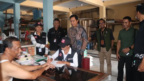 Kegiatan coklit pemilih Pemilu 2024 oleh petugas Pantarlih didampingi KPU Tabanan, Bali.