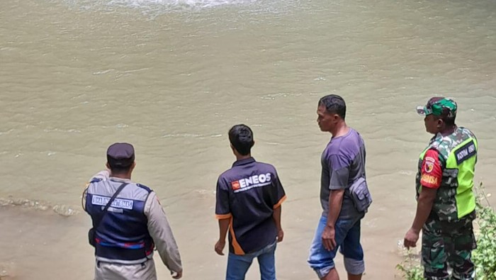 Lokasi siswi SD di Pacitan tenggelam saat jalan sehat