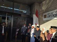 Melihat Masjid Istiqlal Osaka Yang Baru Diresmikan Ma'ruf Amin