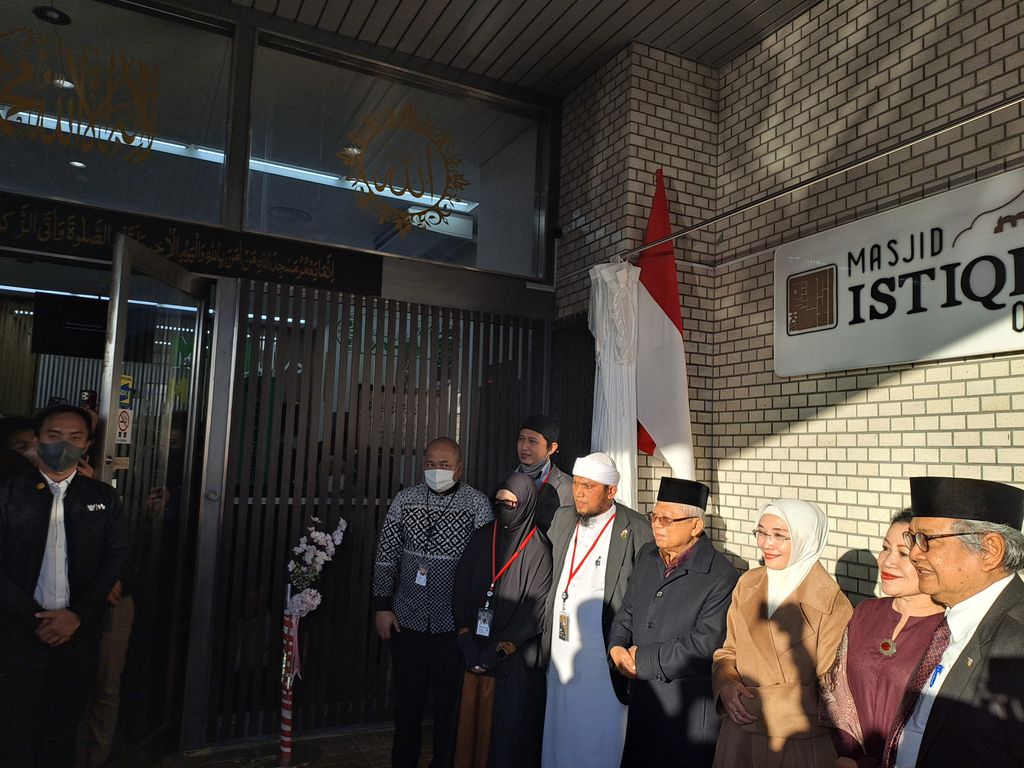 Masjid Istiqlal Osaka yang diresmikan Wapres Ma'ruf Amin (Yulida/detikcom)