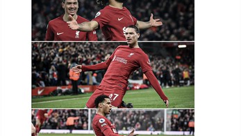 Trio penyerang baru Liverpool telah menjelma. Foto: Twitter