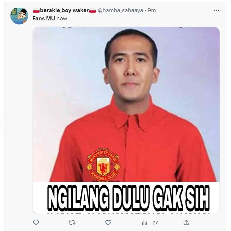 Meme MU dibantai Liverpool