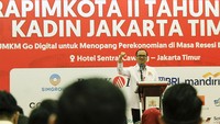 Rapat Pimpinan Kota (Rapimkot) II bertema UMKM Go Digital untuk Menopang Perekonomian di Masa Resesi Ekonomi Global.