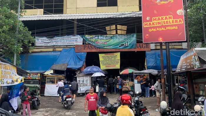 Pasar Cimol Gedebage di Kota Bandung.