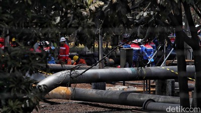 Penampakan Pipa Depo Pertamina Plumpang yang Diduga Sumber Kebakaran