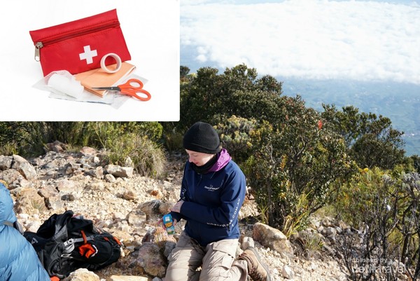 Selalu sedia PPPK kit saat berkegiatan outdoor