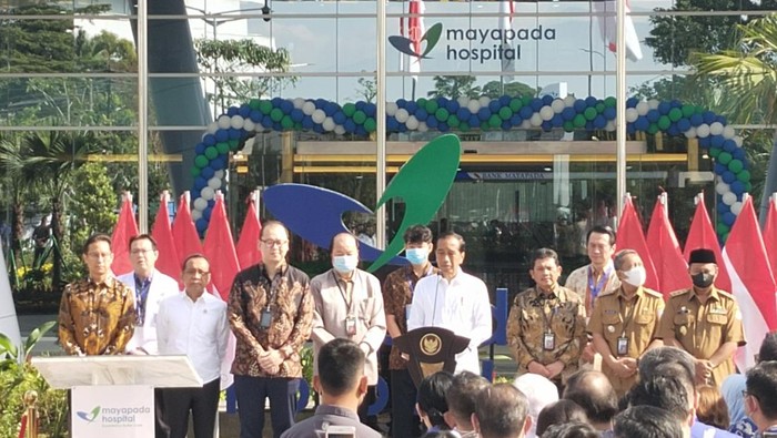Resmikan Mayapada Hospital Bandung, Jokowi: Ruangan-Alkesnya Bagus