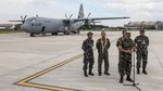 Pesawat C-130J Super Hercules Rakitan AS Tiba di Halim