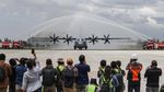 Pesawat C-130J Super Hercules Rakitan AS Tiba di Halim