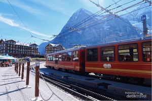 Ini Jungfrau, Stasiun Kerata Api Tertinggi di Eropa 3.454 MDPL