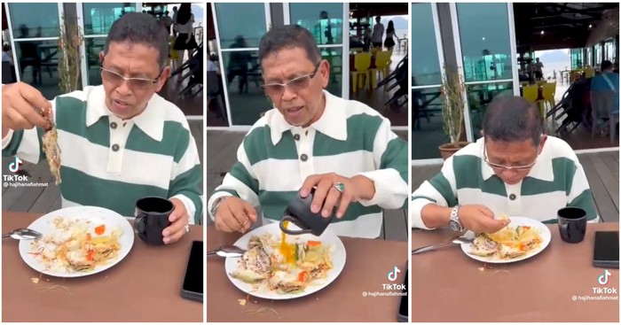 Tuang Jus Jeruk ke Makanan, Politisi Ini Dikecam Tak Hargai Makanan