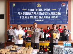 Polres Jakpus Bongkar Peredaran 1,65 Kg Susu Ganja Berbentuk Serbuk
