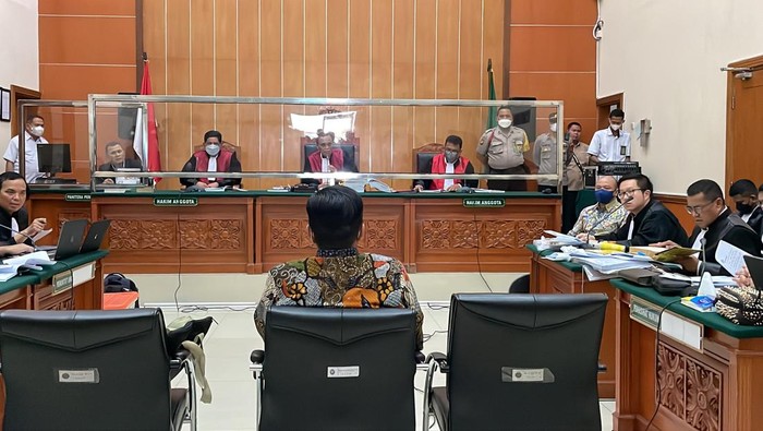 Sidang Irjen Teddy Minahasa (Silvia-detikcom)