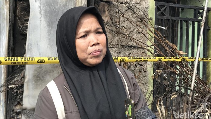 Sri, seorang pengurus komite di SD Negeri Rawabadak Selatan 07.
