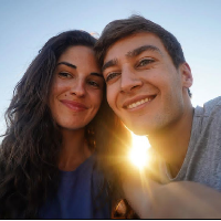 Inilah Carmen Montero, kekasih pembalap F1 asal Inggris, George Russell. Pada GP Bahrain 2023, George bermain untuk tim Mercedes. Foto: Instagram