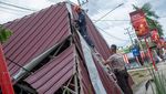 Atap Kantor Telkom di Kendari Rusak Gegara Angin Puting Beliung
