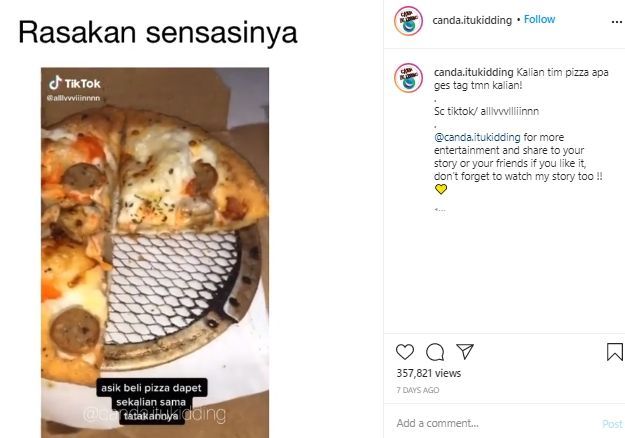 Beli makanan dapat bonus