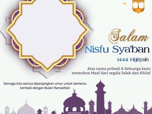 55 Twibbon Nisfu Syaban 2024 yang Cantik dan Islami Lengkap dengan Ucapan