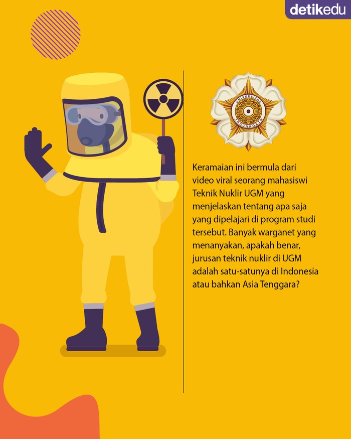 Infografis viral Teknik Nuklir UGM
