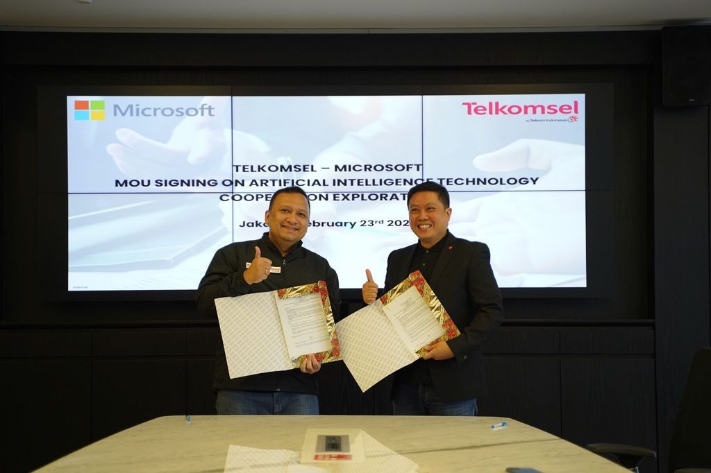 Kolaborasi Telkomsel dan Microsoft