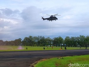 Latihan Sriti Gesit, Lanud Sultan Hasanuddin Simulasi SAR Tempur