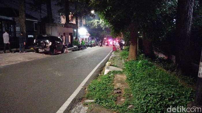 Lokasi keributan ojol vs debt collector di Jalan Hegarmanah, Kota Bandung, Selasa (7/3/2023).