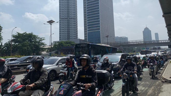 Macet di Sekitar Pancoran, Jaksel