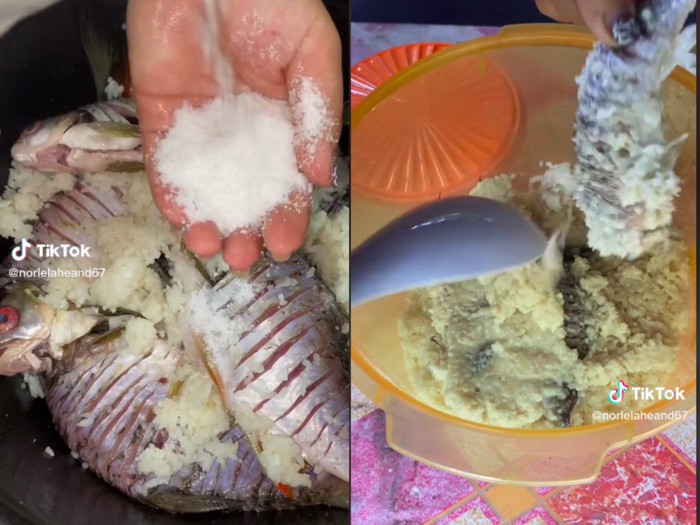 Makan ikan mentah yang difermentasi