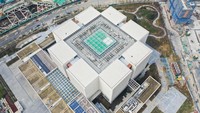 Total luas lantai gedung baru ini mencapai 88.800 meter persegi.  