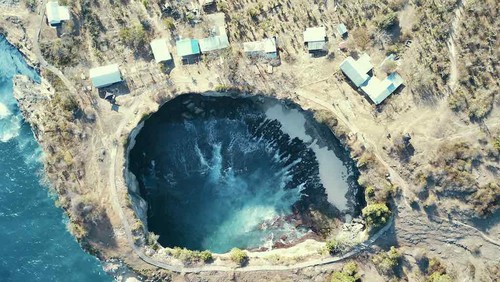 Penampakan Broken Beach, Nusa Penida dari atas. (nusapenida.org)