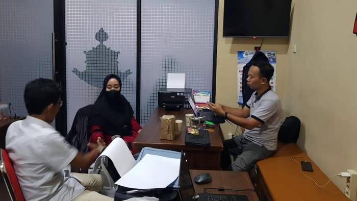 Pelaku saat diamankan Polresta Pati, Selasa (7/3/2023).