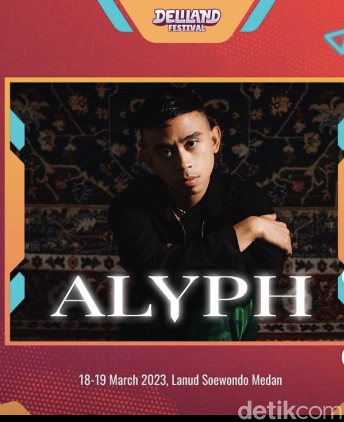 Penyanyi asal Singapura ALYPH akan tampil di Deliland Festival 2023