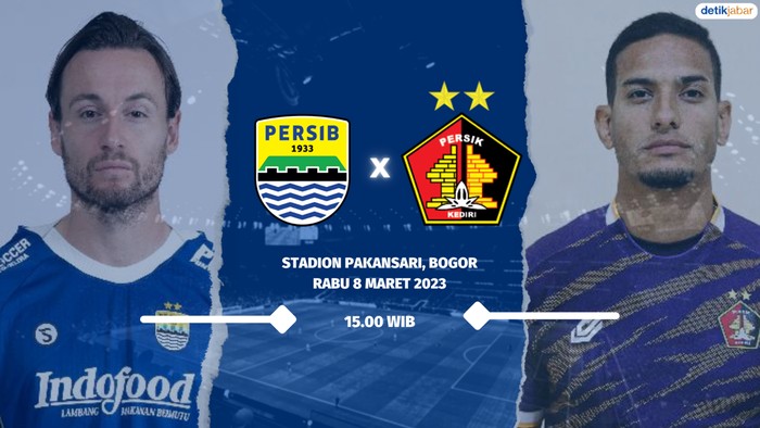 Persib Bandung vs Persik Kediri.