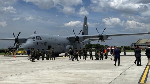 Pesawat C-130J-30 Super Hercules A-1339 TNI AU