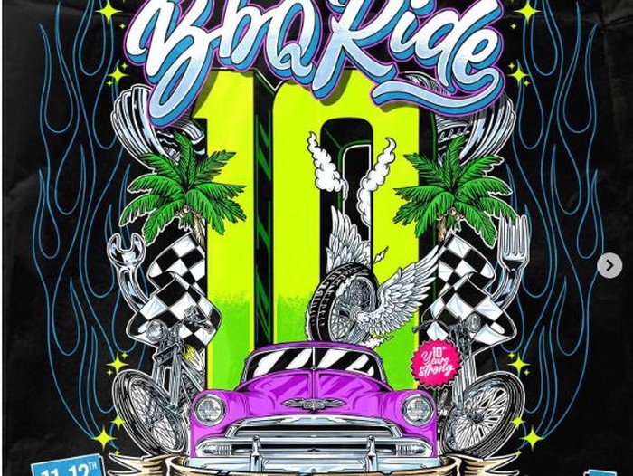 Poster BBQ Ride 2023.