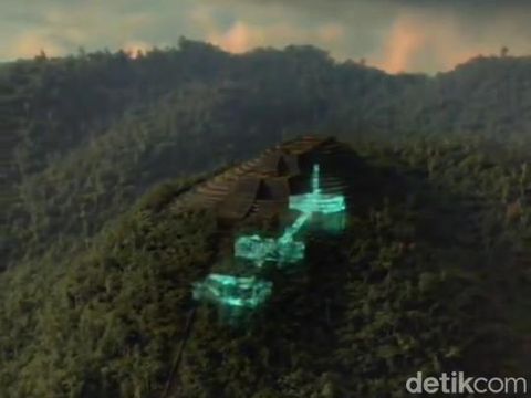 Potongan video goa di Gunung Padang Cianjur