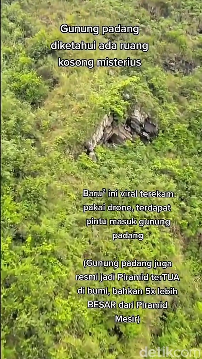 Potongan video goa di Gunung Padang Cianjur