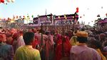 Potret Kemeriahan Festival Holi di India