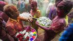 Potret Kemeriahan Festival Holi di India
