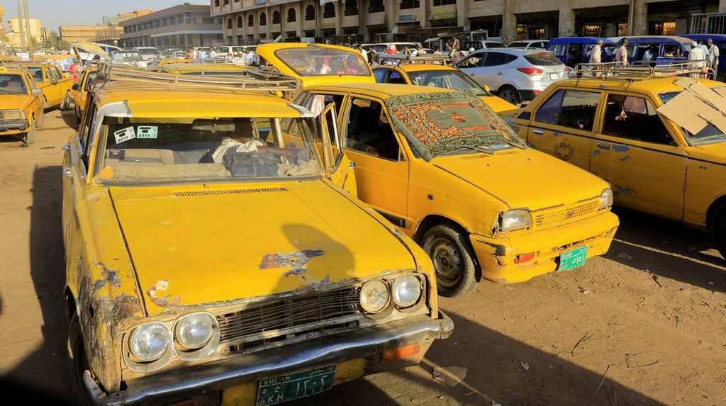 Potret Taksi Kuning Sudan yang Tergerus Zaman