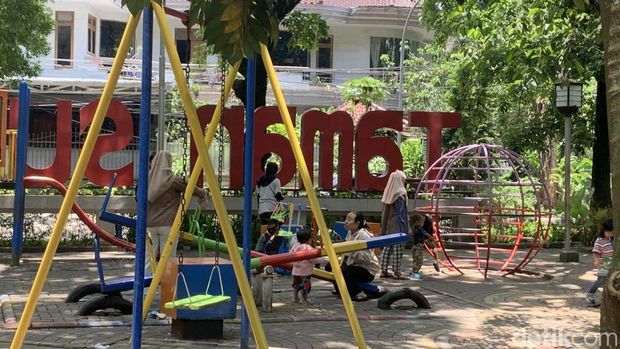 Taman Superhero di Kota Bandung.