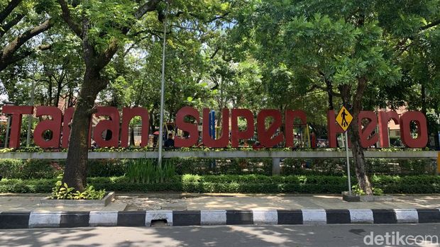 Taman Superhero di Kota Bandung.