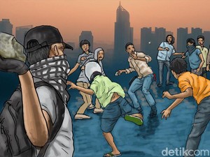 Tawuran Pesilat di Nganjuk: Lokasi hingga Motif Kerusuhan