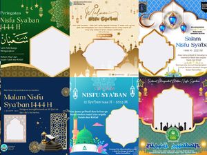 50 Twibbon Nisfu Syaban 2023, Cara Pasang Foto dan Downloadnya