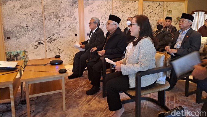 Wapres Maruf Amin bertemu dengan Diaspora di Jepang (Yulida/detikcom)