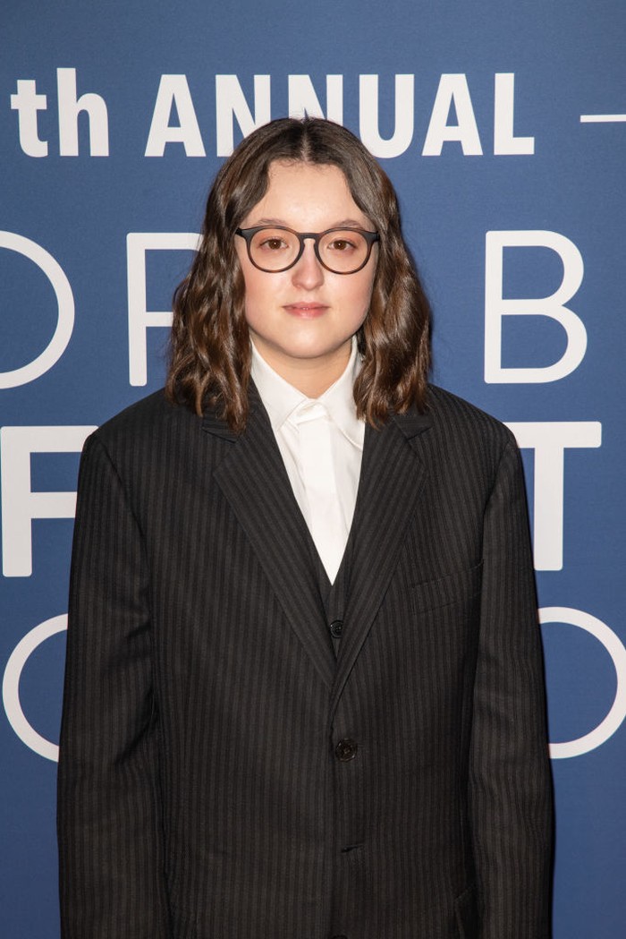 LONDON, ENGLAND - FEBRUARY 16:  Bella Ramsey attends the Newport Beach Film Festival UK Honours 2023 at The Londoner Hotel on February 16, 2023 in London, England. (Photo by Joseph Okpako/WireImage)