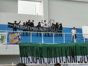 Suporter Tagih Janji Bupati Garut soal Revolusi Persigar